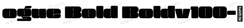 ogue Bold Boldv100字体转换